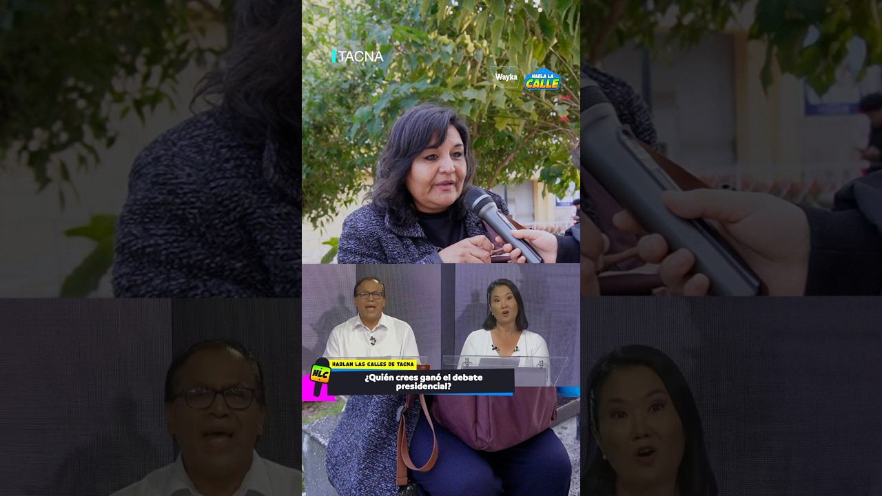 ¿Quién ganó el debate presidencial? #HablaLaCalle