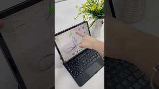 accrosoo Magic keyboard for iPad Pro M4, function all in black! #ipadkeyboard