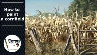 Digital Cornfield Painting