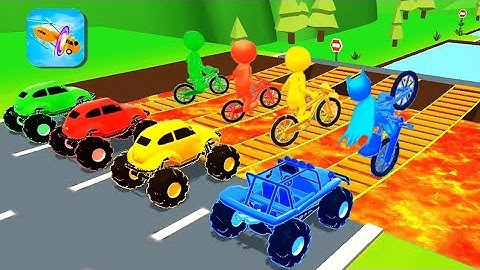 Shape shifting Funny Race Gameplay new hyper casual games Level 108 #shapeshifting