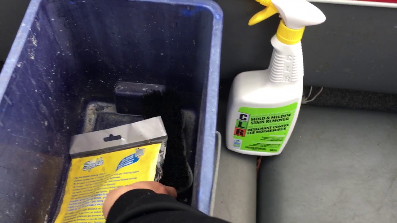 Boat interior vinyl, mold removal YouTube