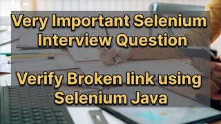 Verify Broken link using Selenium #selenium #java #testng