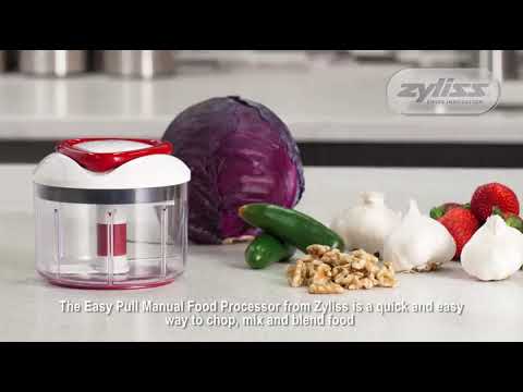 ZYLISS Easy Pull Manual Food Processor and Food Chopper