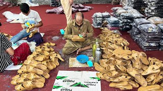 Plastic Chappal Manufacturing in Pakistan | Plastic Shoes Manufacturing in Factory | Nylon Chappal