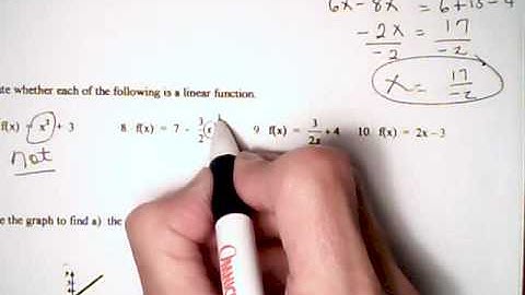 College Algebra Sec.2.1  linear equations  MML # 10