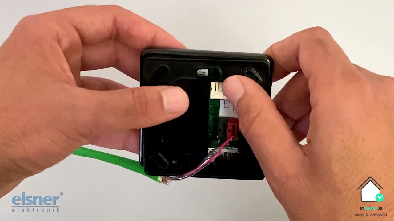 KNX Thermostat Touch Panel By Elsner EleKtronik ETR101