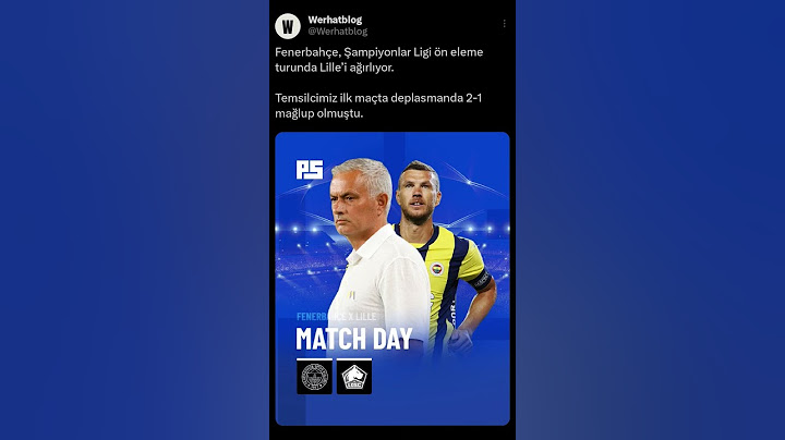 Fenerbahçe, Şampiyonlar Ligi ön eleme turunda Lille’i ağırlıyor.Temsilcimiz ilk maçta deplasmanda