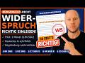 Widerspruch beim Jobcenter einreichen - Musterschreiben!