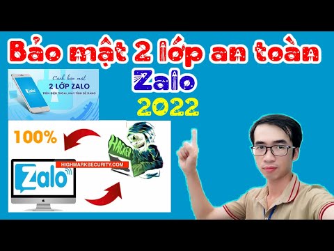 Video Bảo mật 2 lớp trên zalo 2022 - youtube
