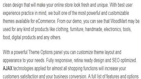 WoodMart   Responsive WooCommerce WordPress Theme v4 6 0