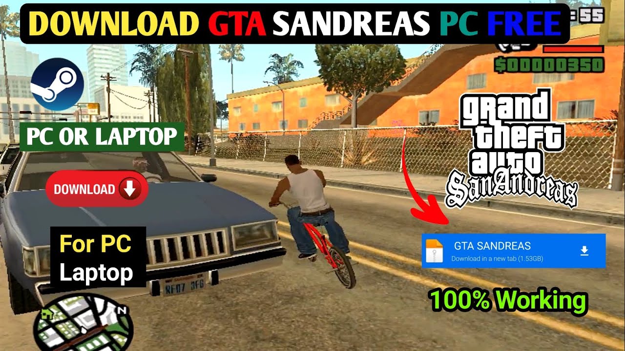 How to download gta san andreas on pc for free