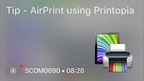 SCOM0690 - Tip - AirPrint using Printopia