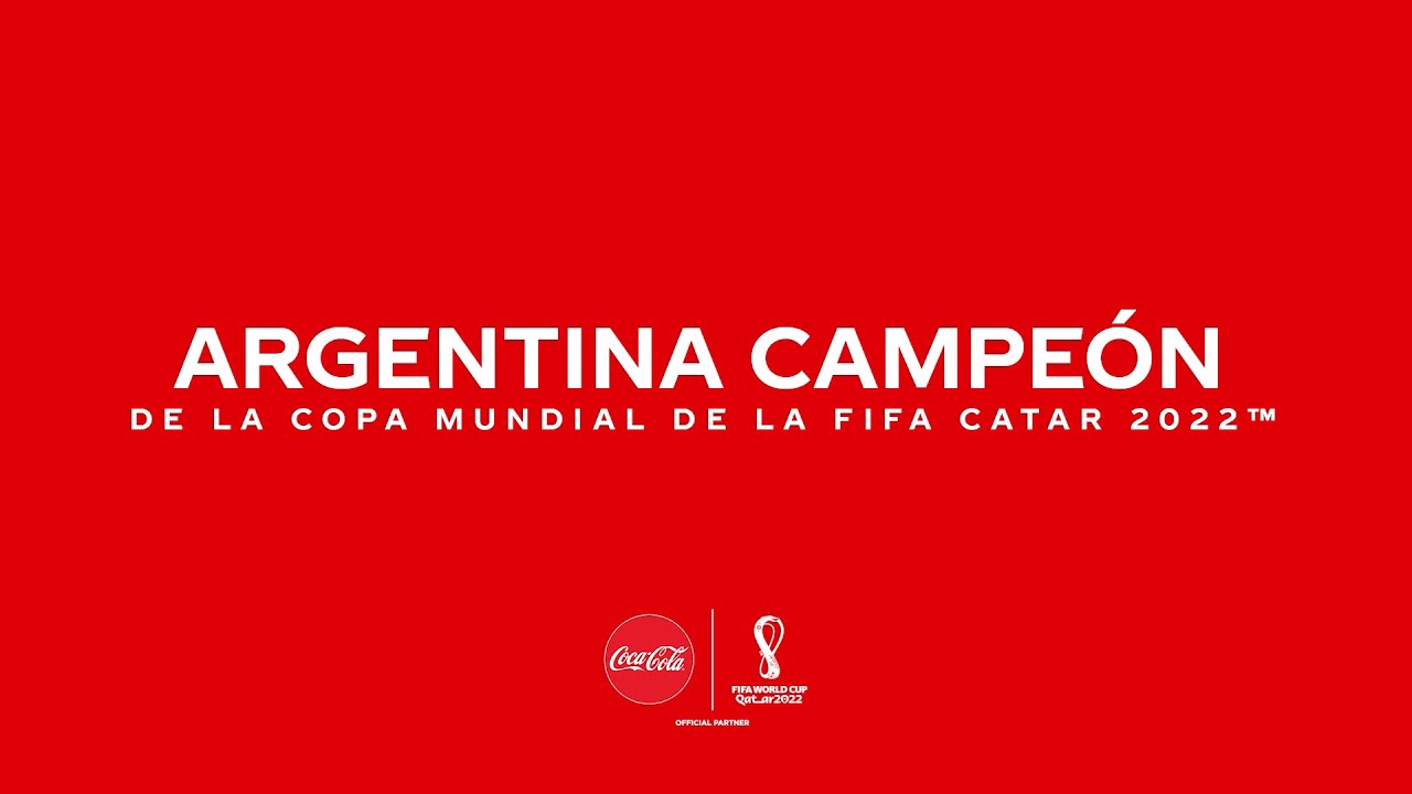 La quiero! Coca-Cola lanza una lata dorada (edición limitada) en homenaje a  nuestros Campeones del Mundo