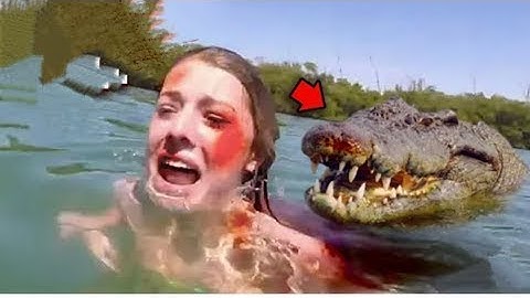 This Woman Went Swimming In Crocodile Infested Water 😱💔