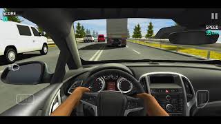 Highway heavy traffic car driving screenshot 5