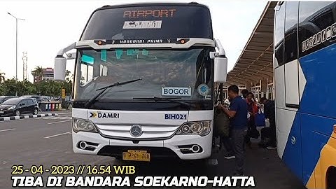 Woww Bus nya Keren nih‼️Pulang Ke Kota Bogor Naik Bus DAMRI‼️Body PATRIOT TE by MORODADI PRIMA‼️