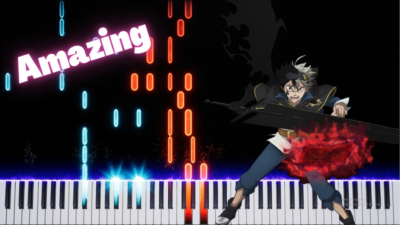 Black Clover Opening 12 (Everlasting Shine) Piano Tutorial YouTube