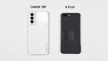 iPhone 8 Plus Vs Tecno Camon 18P Speed Test & Camera Comparison