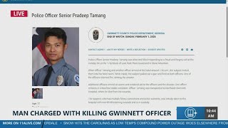 Man charged in killing of Gwinnett officer