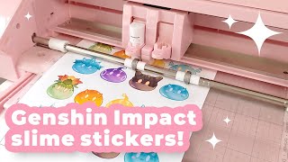 Making Genshin Impact Slime Stickers