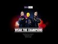 Wear the champions, Pepe Jeans Infiniti Red Bull Racing with F1™ drivers Vettel and Ricciardo