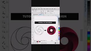 Simple 3D Logo Design in CorelDraw - Ep.6 #shorts #tutorial #3d #logodesign #coreldraw