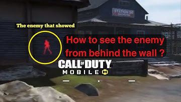 How to see the enemy from behind the wall in CODM ? | Call Of Duty Mobile