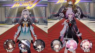 HSR 4.2 - MoC 12 - E2S1 Firefly (E1S1 Fugue, E2S1 Dahlia) and E2S1 Evernight (E2S1 Hyacine)