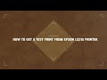 How to get a test print from Epson LQ310 printer Mp3 Song