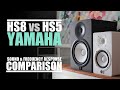 Yamaha HS8  vs  Yamaha HS5  ||  Sound & Frequency Response Comparison