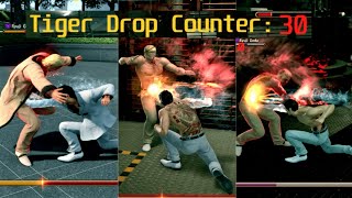 (Challenge) Using ONLY Tiger Drop for Ryuji Goda's 3 fights (NO DAMAGE X3) [Legend] (4K 60FPS)