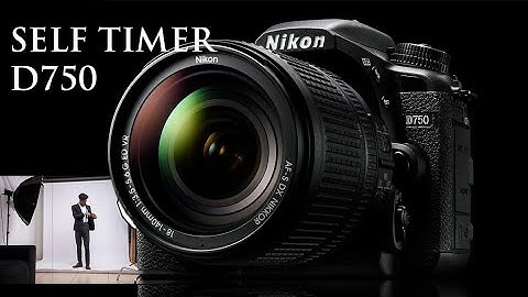 How do you set the self-timer on a Nikon D750? #selftimer #d750