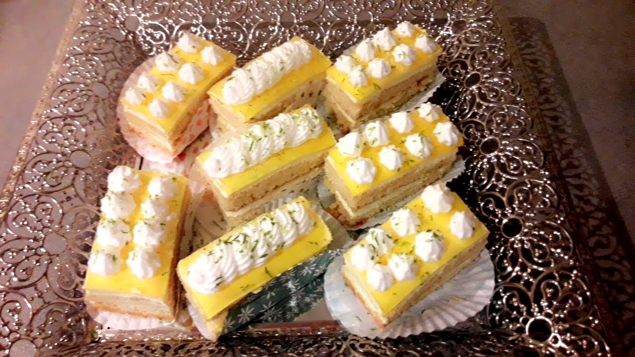les tranches au citron كوني شاف في دارك وحضري لي طرونش باتيسري بمذاق الليمون🍋 بأسهل وأبسط طريقة 😋👌