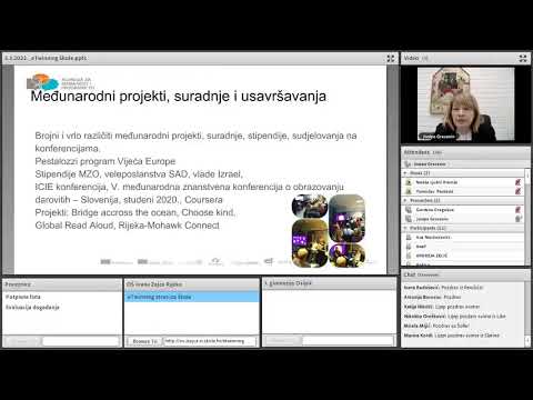 [Predstavljamo eTwinning škole] OŠ Ivana Zajca Rijeka i I. gimnazija Osijek [5. 3. 2021.]