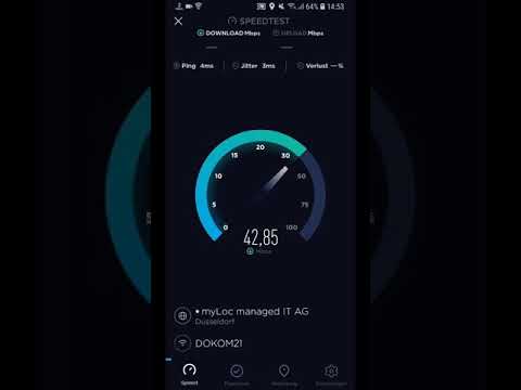 DOKOM 21 WiFi Hotspot Speedtest