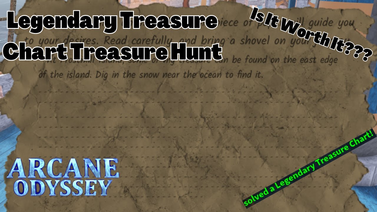 How to GET and SOLVE Legendary Treasure Charts in Arcane Odyssey! [ROBLOX]  