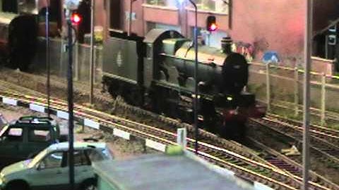 howes sound chipped GWR castle hurtles onto warmington!!