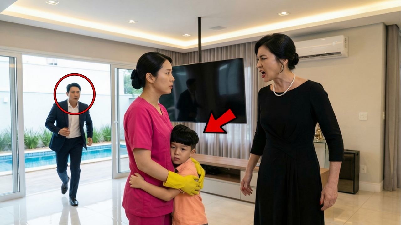 Milioner podejrzewa biedną nianię, instaluje kamery i jest w szoku | DRAMAT KOREAŃSKI