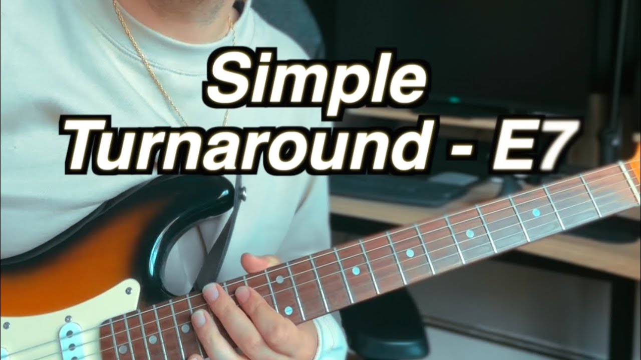 Simple Blues Turnaround E7 | Spice Up Your 12 Bar Blues - YouTube