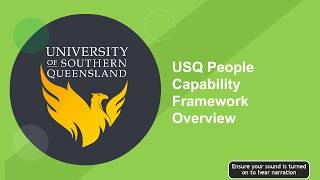 USQ People Capability Framework Overview
