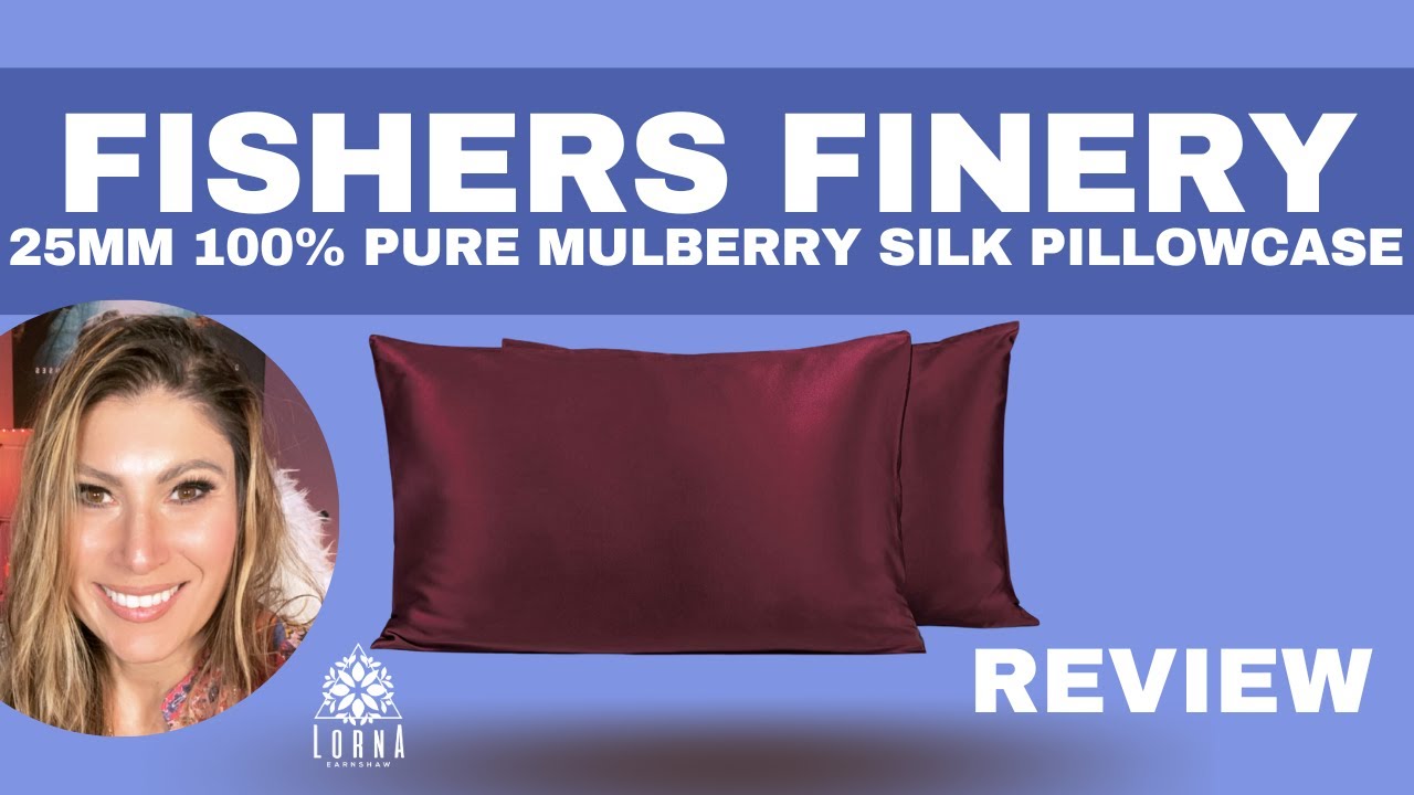Fishers Finery 25mm 100% Pure Mulberry Silk Pillowcase, Good Housekeeping  Winner REVIEW 