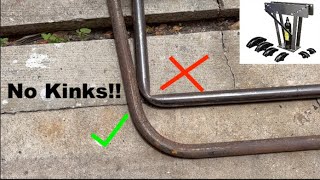 How to Bend Pipe with NO KINKS! - Tips and Tricks - Featuring Harbor Fright 12 TON Pipe Bender.