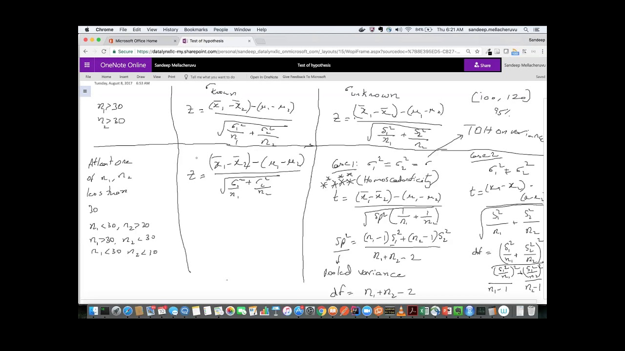 23 F distribution and two sample proportion test - YouTube