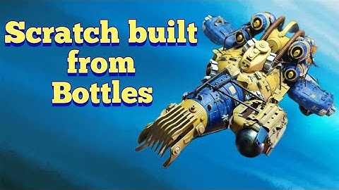 Making a spaceship from trash. #scratchbuild #howto