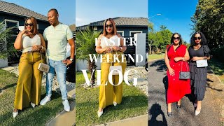 Easter weekend vlog || Church with my sister || Birthday party || Lunch with Hubby