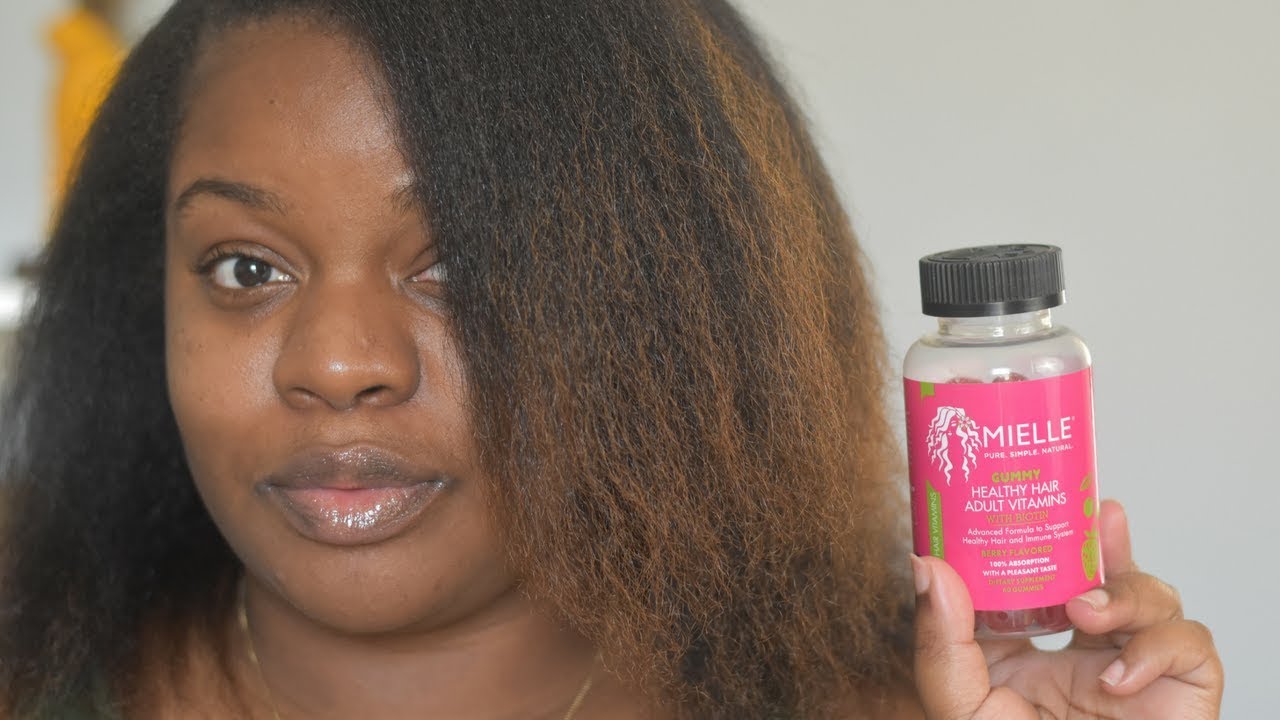 New Mielle Organics Hair Gummy Vitamins (2018) - YouTube