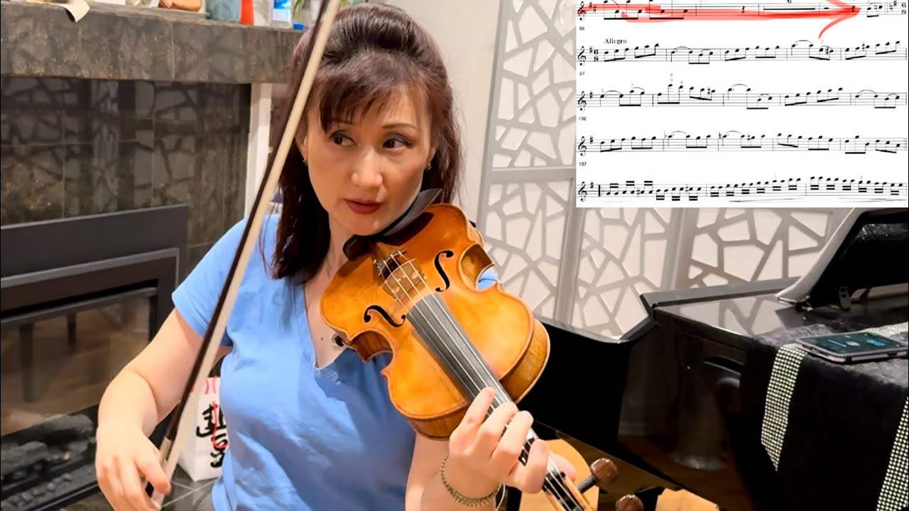 The Boy Paganini  Tutorial (Part 2) Step-by-Step Analysis from Measure 41-End( SLOW with Metronome)🎻