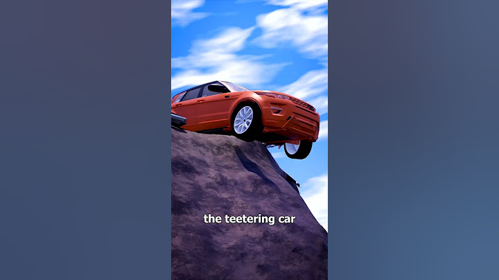 Escaping A Car Hanging Off A Cliff? 🚘