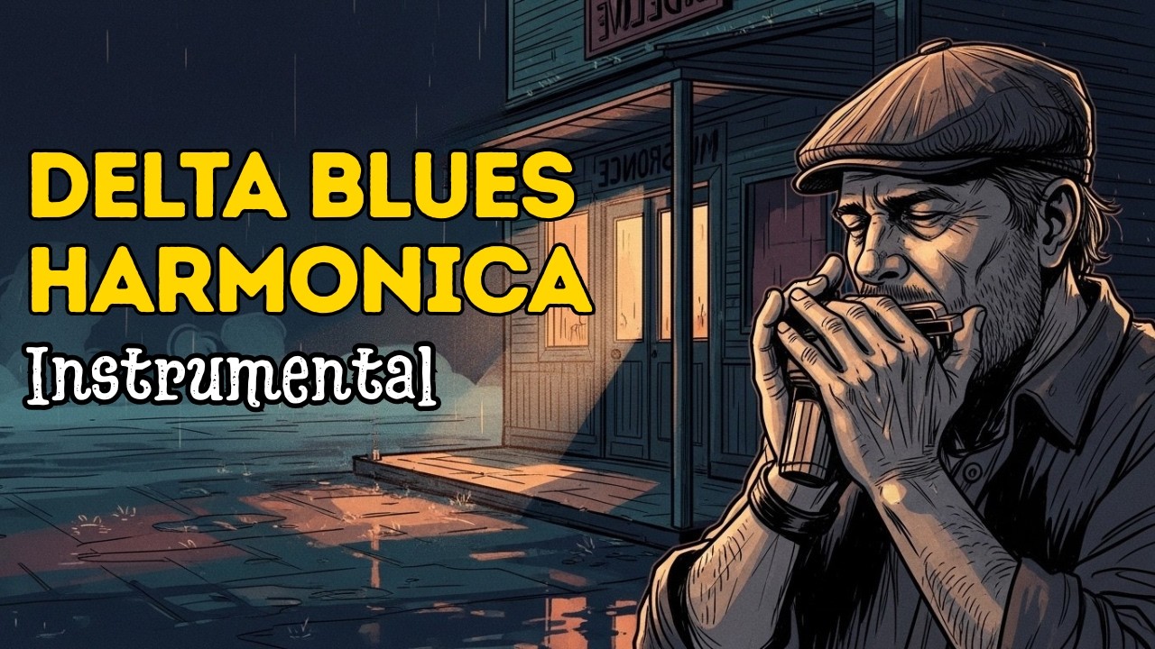 Harmonica Blues Instrumental | Mississippi Delta Roots (No Vocals ...