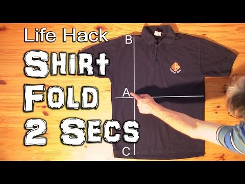 VIDEO TIPS CARA MELIPAT KAOS KURANG DARI 2 DETIK